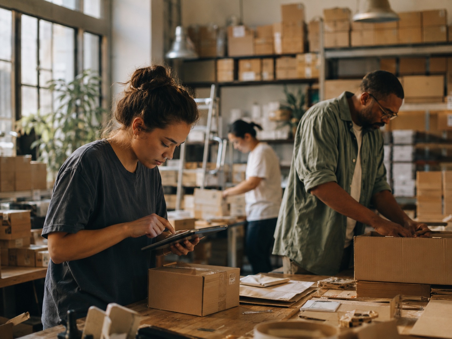 Growing organization: a representative scene